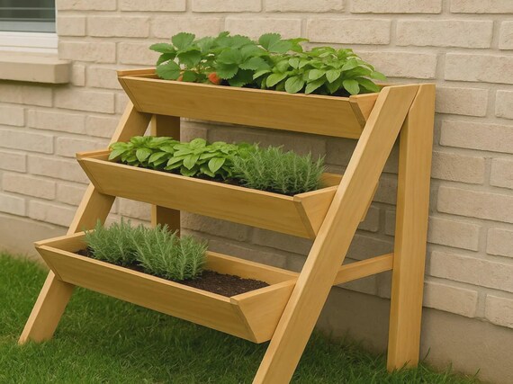 Rustic Potting Bench Plans: DIY Garden Workstation (Digital Download)