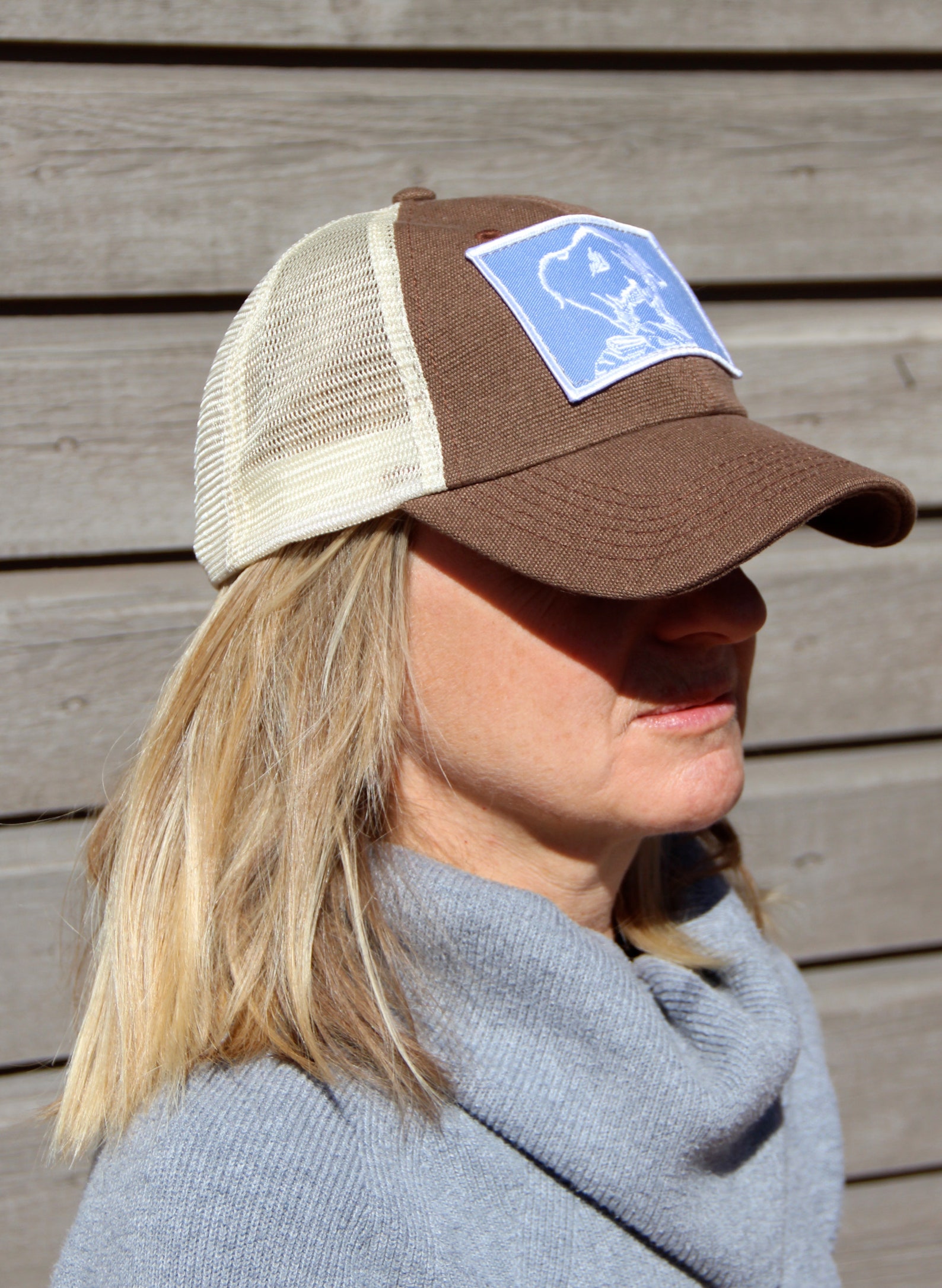 Hemp Mountain Goat Trucker Hat Etsy