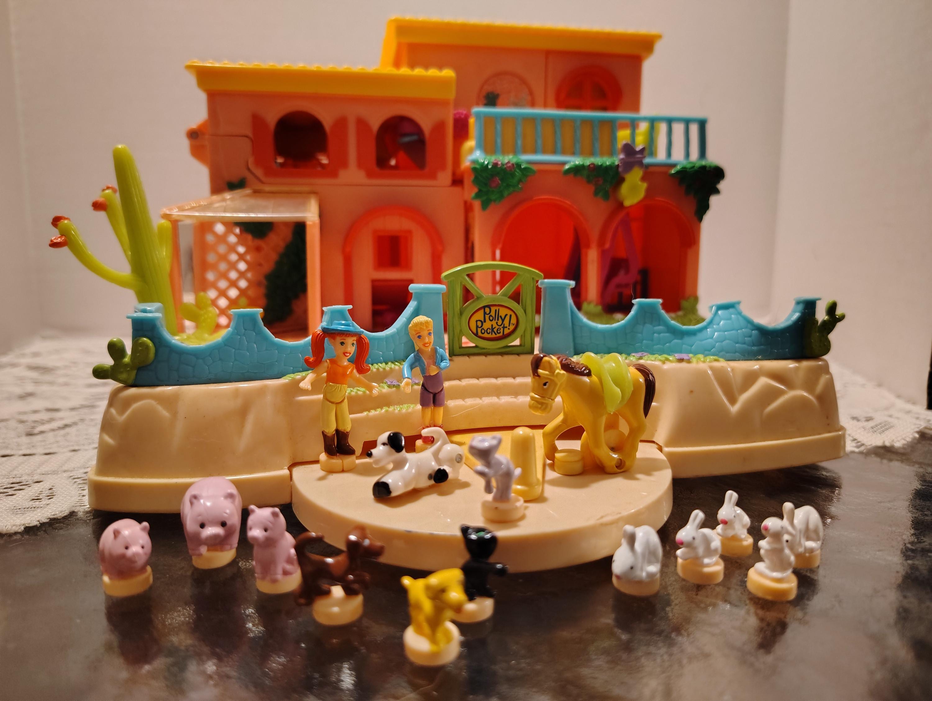 Polly Pocket Petland Maison Hacienda Ferme Mattel 2000 - Occasion