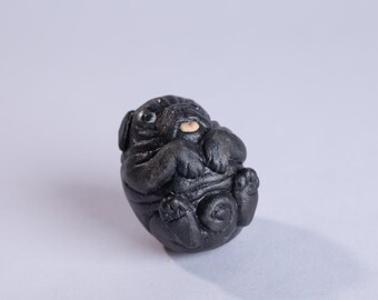 Handcrafted Clay Animal - Pug