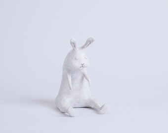 Bored Rabbit | Clay | Gentle | Fragile | Dignified | Presence