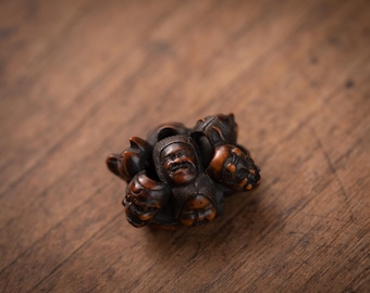 Mask Netsuke | Netsuke | Boxwood | Antique