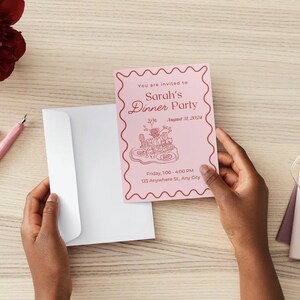 Dinner Party Invitation Template