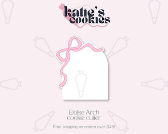 Eloise Arch Cookie Cutter (multiple sizes available) - Bow Collection - 3D Printed