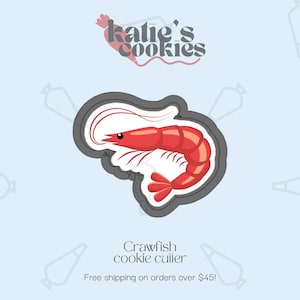 Crawfish Cookie Cutter (multiple sizes available) - Seafood Boil - 3D Printed