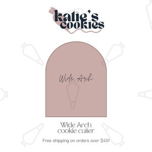 Wide Arch Cookie Cutter (multiple sizes available) - Arch Cookie Cutter - 3D Printed