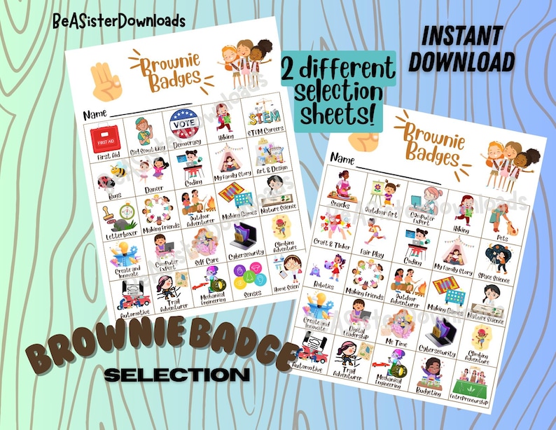 Brownie Badge Choice Survey Girl Scouts image 1