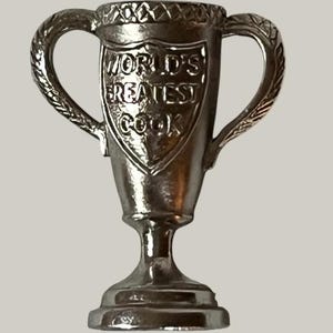 Sterling World’s Best Cook’ Trophy Charm