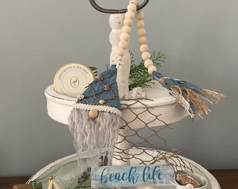 Beach Gnome Garland BLUE, AQUA, GREEN