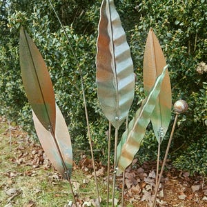 Metal Garden Décor, Garden Stakes, Metal Sculpture, Garden Art