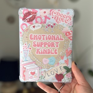 Coquette Love Kindle Insert | Emotional Support Kindle | Romantic Bookish Case Insert for Paperwhite, Colorsoft, Basic, Scribe & Oasis