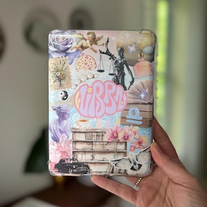 Libra Zodiac Kindle Insert |  Libra Aesthetic Printable Kindle Case Insert for Paperwhite, Colorsoft, Basic, Scribe & Oasis