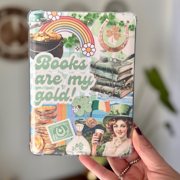 St. Patrick's Day Kindle Insert: Bookish Lucky Theme (Digital Download)