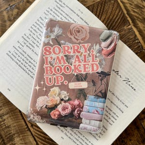Vintage Floral Bookish Prinable Kindle Insert Design | Kindle Insert for Paperwhite, Colorsoft, Basic, Oasis & Scribe | Instant download