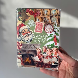 Vintage Christmas Holiday Kindle Insert | Christmas-Themed Kindle Case Insert for Paperwhite, Colorsoft, Basic, Scribe & Oasis