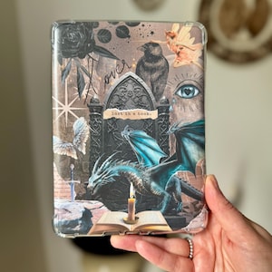Fantasy Romance Kindle Insert – Lost in a Book | Printable Clear Case insert | Fantasy Book Lovers | Kindle Paperwhite, Colorsoft & More