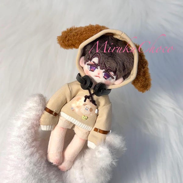 Love and Deepspace Caleb Sylus 15cm Plush Doll with Puppy Outfit