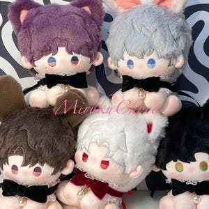 Love and Deepspace 15cm/6in Cute Puppy Shaped Plushies Caleb Rafayel Sylus Xavier Zayne