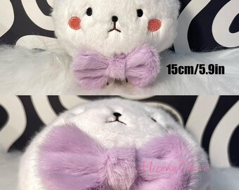 Love and Deepspace Plush Keychain Charm: Bunbun, Happy Snowman