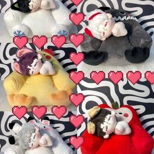 Love and Deepspace Plush Doll with Mini Sofa: Caleb, Rafayel, Sylus, Xavier, Zayne (10cm/4in)