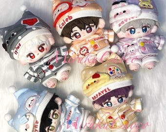 Love and Deepspace Plush Doll: 10cm/4in Caleb Rafayel Sylus Xavier Zayne with Pajamas