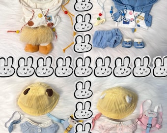 10cm Plush Doll Clothes Outfit, Boy&Girl, Cotton Doll Dress Suits, Rare Collection