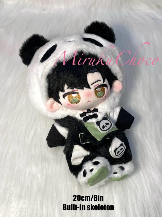 Love and Deepspace Zayne 20cm/8in Plush Doll With Bunbun Panda