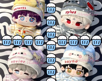 Love and Deepspace 20cm/8in Plush Doll: Caleb, Rafayel, Sylus, Xavier, Zayne with Pajamas