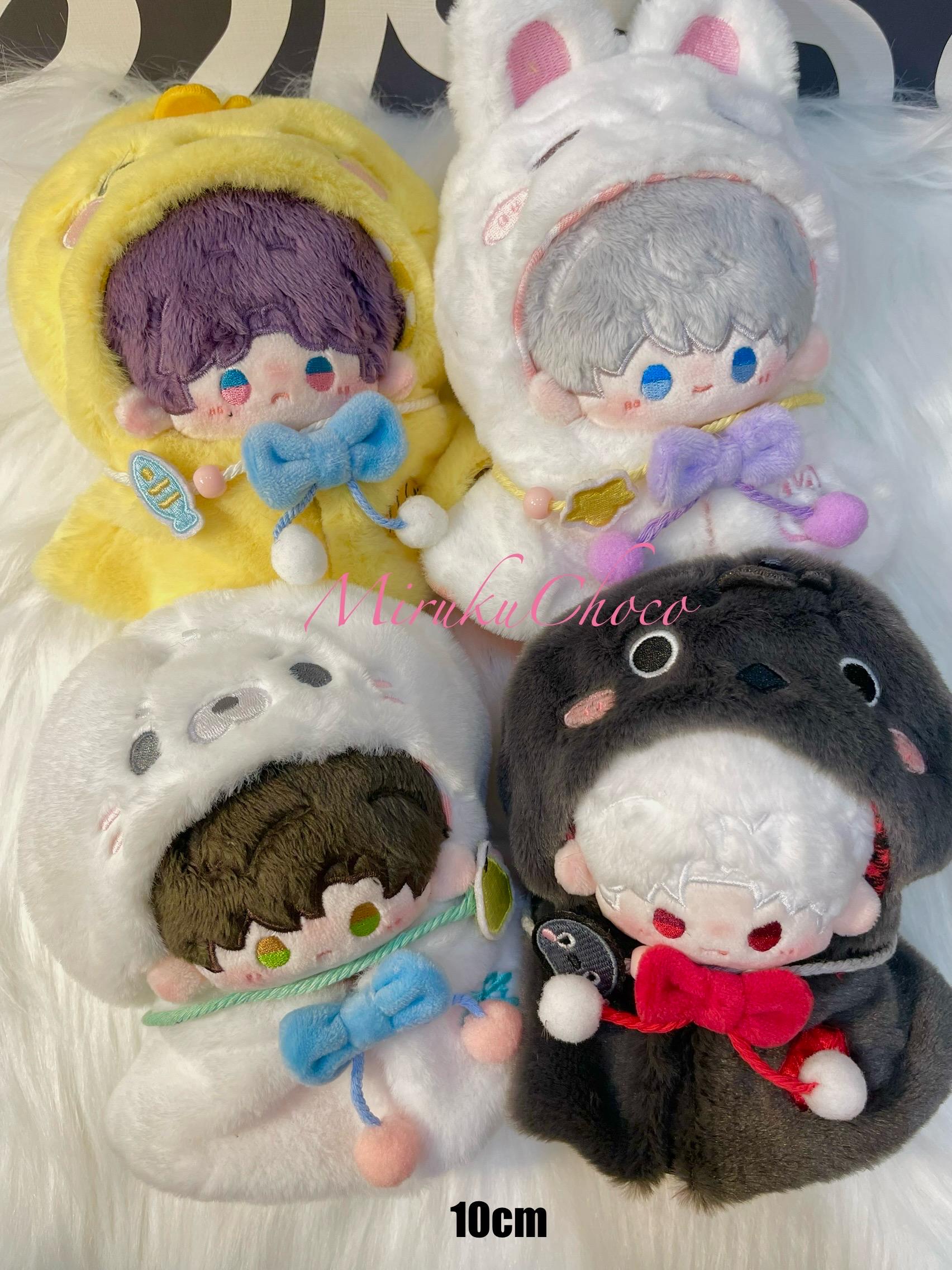 Love and Deepspace Rafayel Sylus Xavier Zayne 10cm/4in Plush Doll with Outfit