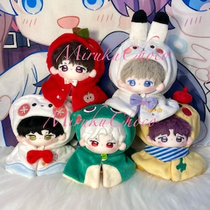 Love and Deepspace Caleb Rafayel Sylus Xavier Zayne 10cm/4in Plush Doll with Fluffy Outfit