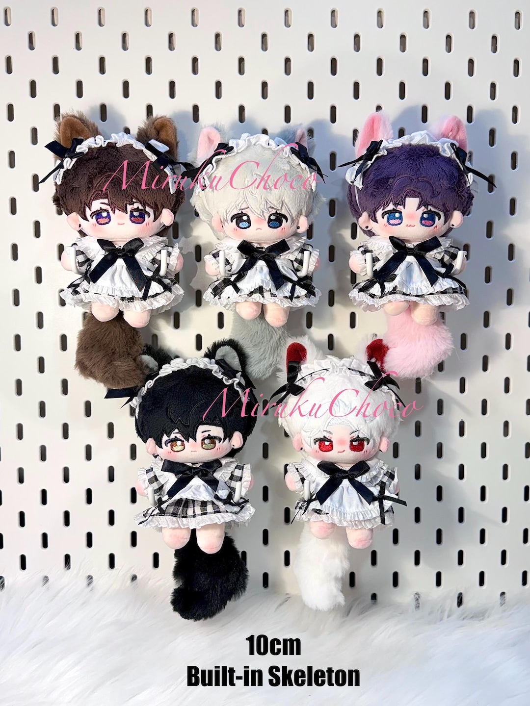 Love and Deepspace 10cm/4in Plush Doll: Rafayel, Sylus, Xavier