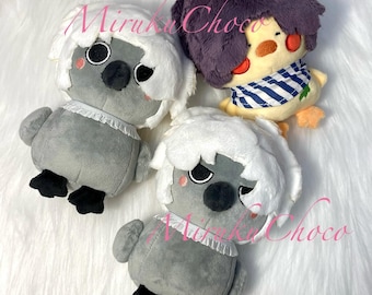 Love and Deepspace 13cm/5in Rafayel Artsy Birb, Sylus Grumpy Crow Plush Doll
