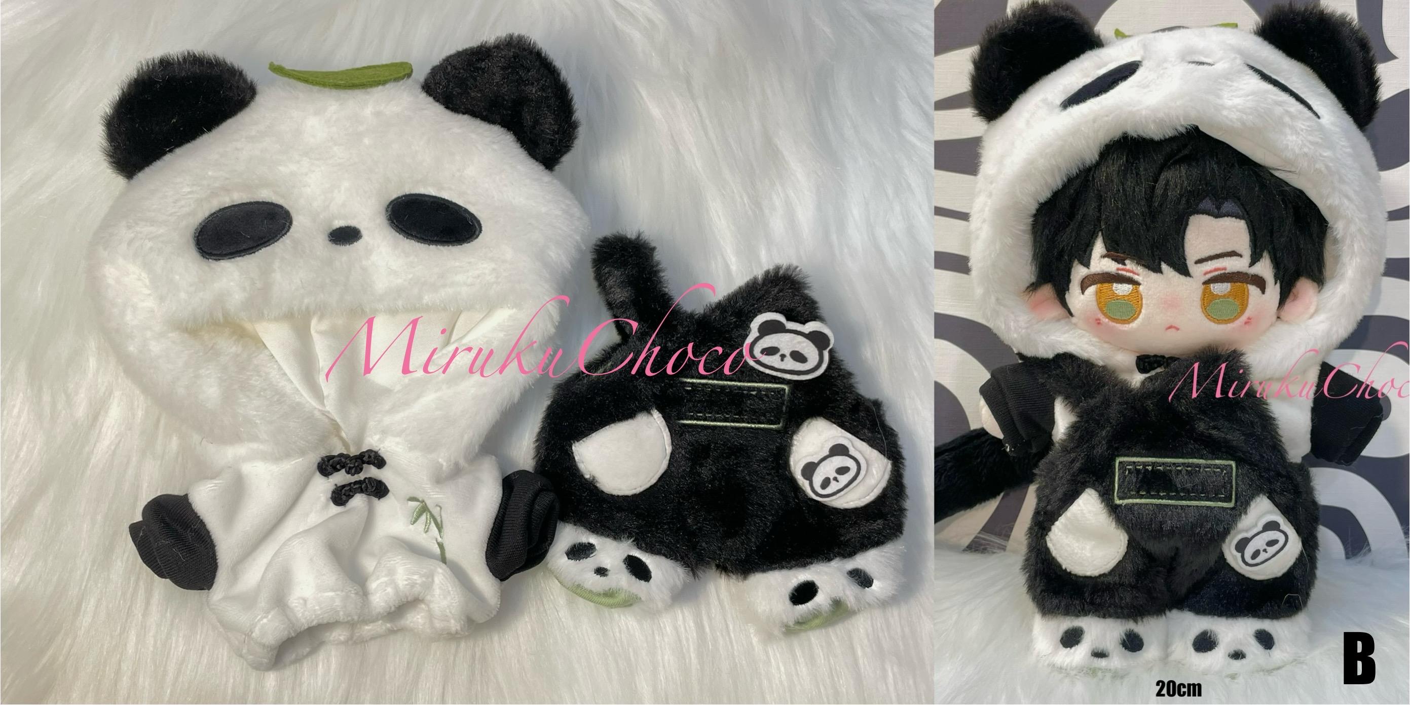 Love and Deepspace Zayne 20cm/8in Plush Doll With Bunbun Panda