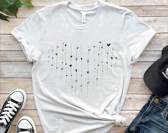 Hearts Shirt,  Love Valentines Day Shirt, Girls Valentines Day Shirt, Loved Ones Gifts Shirt