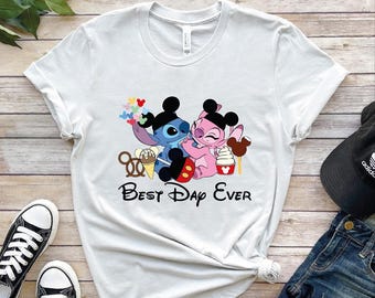 Stitch Best Day Ever Shirt, Best Day Ever Stitch Snacks Tee, Disney Snacks Stitch Couple Tshirt, Disney Stitch Snacks Shirt, Stitch Love Tee