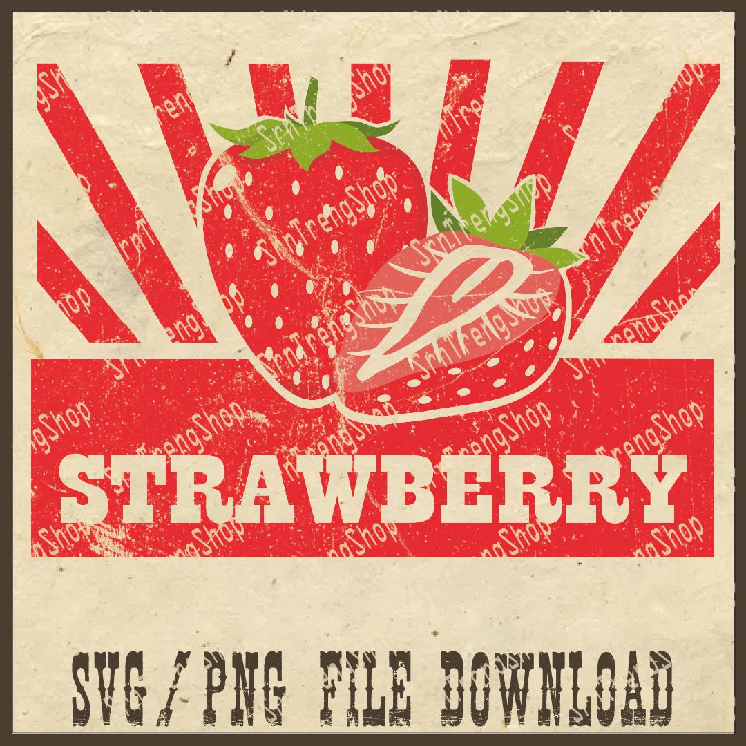 Retro Strawberry Svg Png, Strawberry Png, Strawberry Sublimation Svg, Festival Design Png, Sublimation Design Download