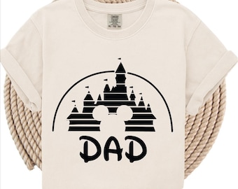 Custom Disney Castle Shirt, Disney Vacation Family Tshirt, Personalized Text Name Tshirt, Disneyworld Tee, Mickey Minnie Shirt