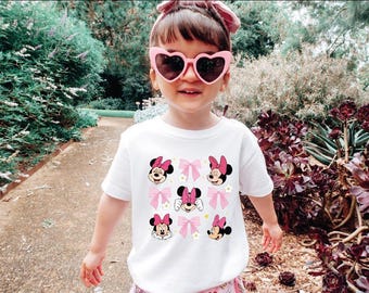 Disney Minnie Coquette Shirt, Mouse Castle Shirt, Minnie Bow Trip Shirt, Magical Kingdom Shirt, Disneyland Shirt, Minnie Mouse Pink Bow Tee