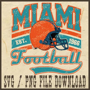 Miami Game Day Png, Miami Football T-shirt Png, Miami Fan Gift Graphic Png, Sunday Football Gift Png, Football Season