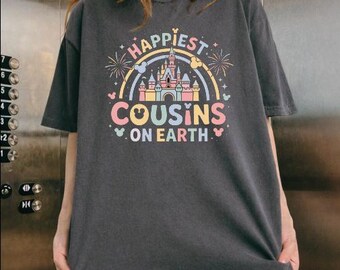 Happiest Disney Cousins On Earth Shirt, Cousins Trip Theme Tshirt, Magical Castle Cousins Tee, Family Vacation Cousins Shirt