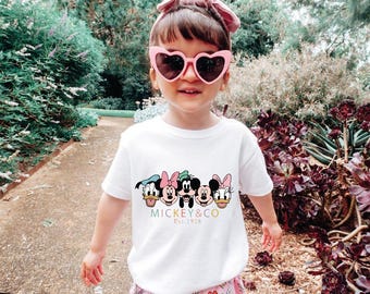 Retro Mickey & Co Shirt, Vintage Disney Tshirt, Mickey Est. 1928 Tee, Disneyworld Shirt, Mickey And Friends Shirt, Disney Family Shirt