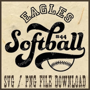 Custom Team Softball Svg, Personalized Softball Squad Matching Png, Softball Lover Gift, Custom Mascot Softball Svg, Custom Team Color Png