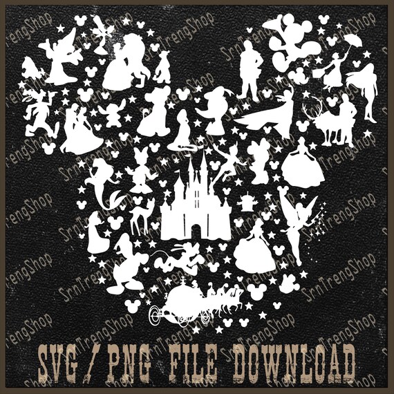Disney Png, Disney Mickey Silhouette Png, Disney Ear Png, Disney Trip Family Trip Png, Disney Vintage Castle Png, Retro Disney PngDisney Png