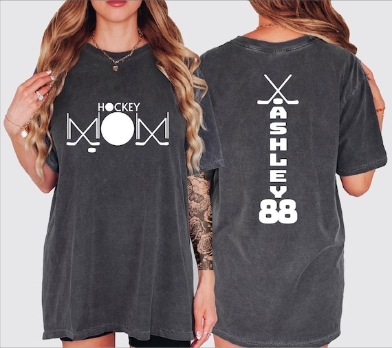 Custom Hockey Mom Shirt, Hockey Mama Shirt, Hockey Lover Shirt, Hockey Player Shirt, BP