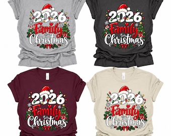 Family Christmas 2026 Shirt, Matching Family Christmas Tee, Christmas Family Shirt, Holiday Family Matching Tee