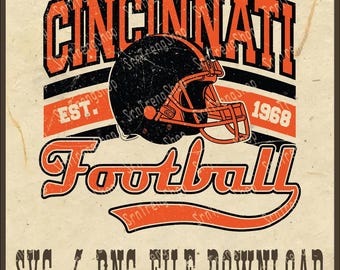 Cincinnati Football Png, Football Season Png, Cincinnati Football Game Day Png, Weekend Football Png, Cincinnati Football Gift Png