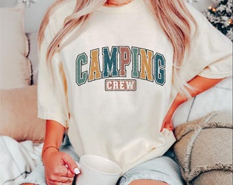 Camping Crew Shirt, Camping Life Tshirt, Family Camping Crew Tee, Camp Lover Shirt, Friends Camping Shirt, Camping Hiking Tshirt