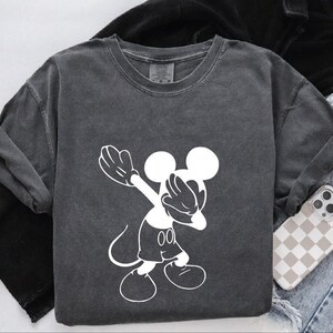Disney Mickey Dabbing Shirt, Disney Family Matching Shirt, Mickey Mouse Tee, Disney Matching Tshirt, That Way Dab Tshirt image 2