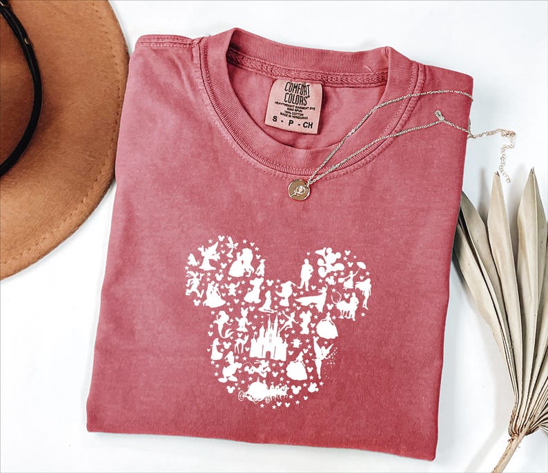 Disney Mickey Silhouette Shirt, Disney Ear Tshirt, Disney Trip Family Trip Tee, Disney Vintage Castle Shirt, Disneyland Tshirt afbeelding 3