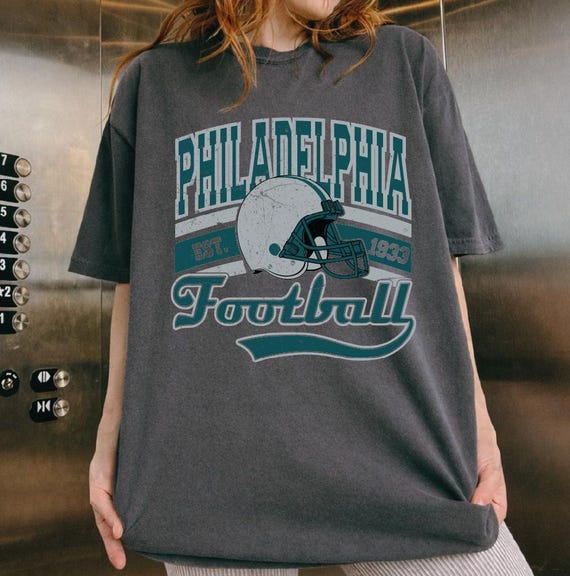 Philadelphia Football Shirt, Vintage Style Philadelphia Football Shirt, Game Day Tshirt, Philadelphia Fan Tshirt
